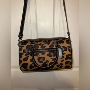 Coach Leopard Print Crossbody Bag